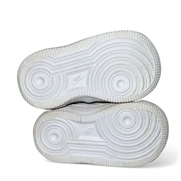 Nike Air Force 1 LV8 2 TD 'White Wolf Grey' CK0830-100 Toddler 4C - Picture 7 of 9
